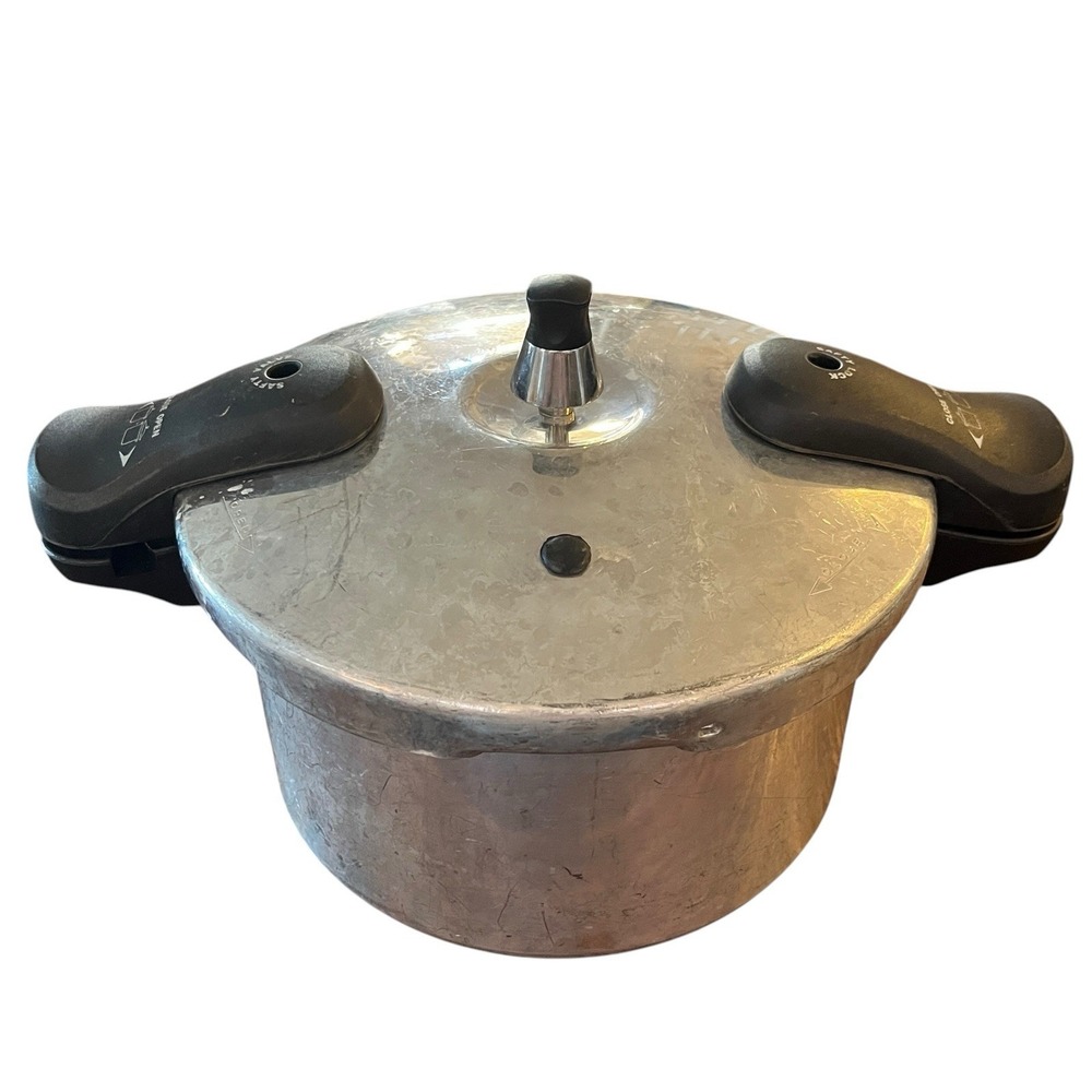 PHILIPPE RICHARD 5 QT Pressure Cooker Aluminum Stovetop Pot Vintage Kitchen